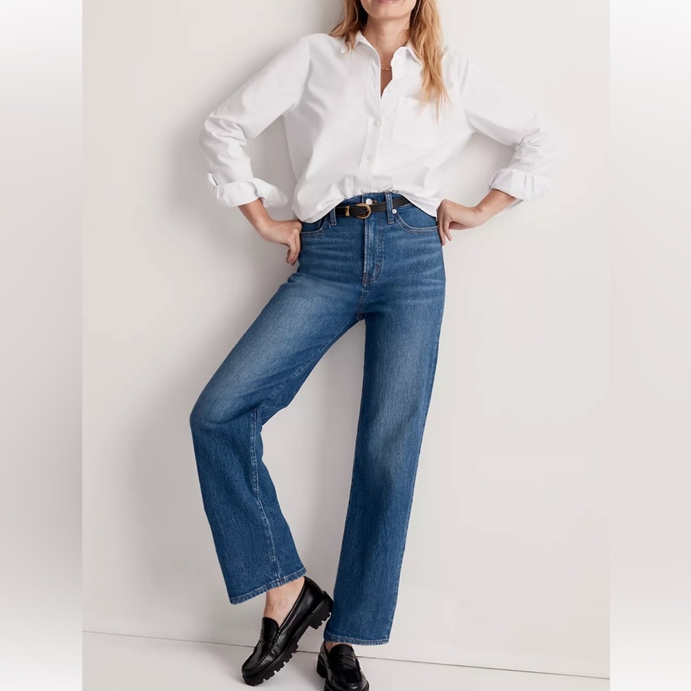 Madewell Perfect Vintage Wide Leg Jean - indigo wash